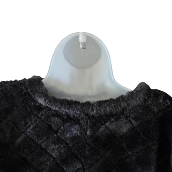 Zara Black Teddy Jacket - Picture 6 of 8